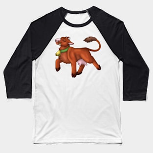 Happy Moo: Caramel Baseball T-Shirt